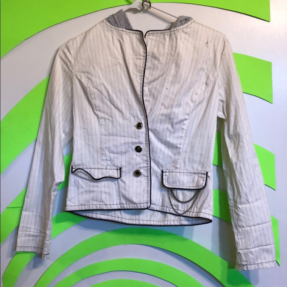 White Abby Dawn Alice in Wonderland jacket